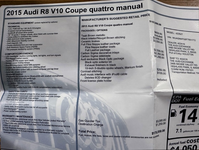 Used-2015-Audi-R8-52-quattro